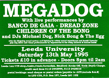 Megadog Flyer May 1995